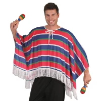 Poncho for adult Mexican, size 56